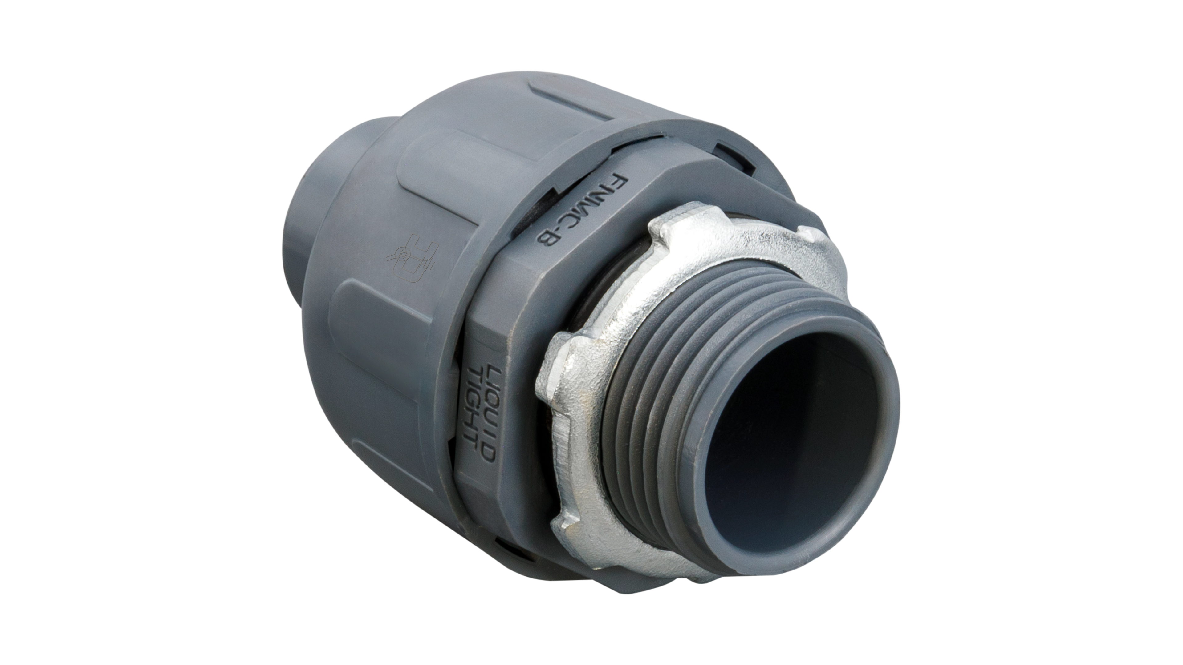 1/2" Straight PVC Liquid Tight Connector