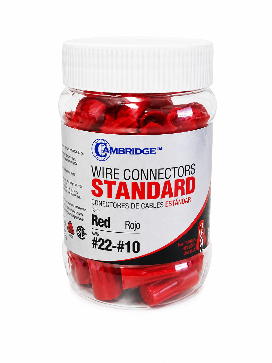 Red Wire Connectors #10-#22ga 50pk