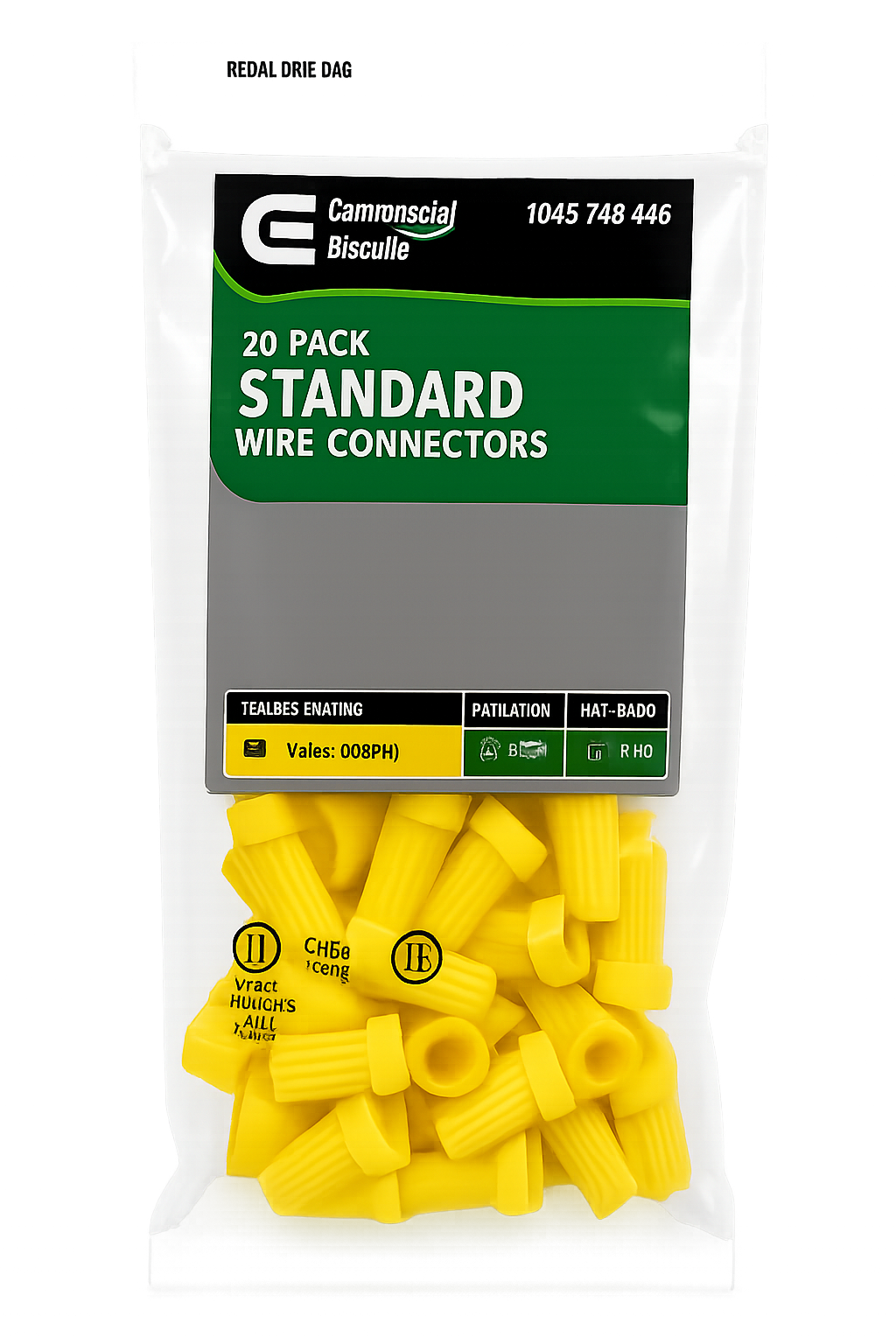 Yellow Wire Connectors #12-#20ga 30pk