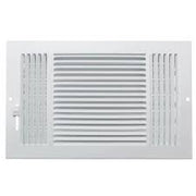 8X4 3-WAY Ceiling Register White