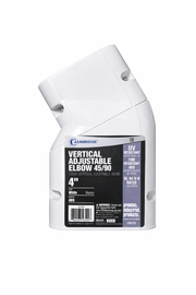 HVAC Line Set Vertical Elbow Adj 45/90 ABS 4 in
