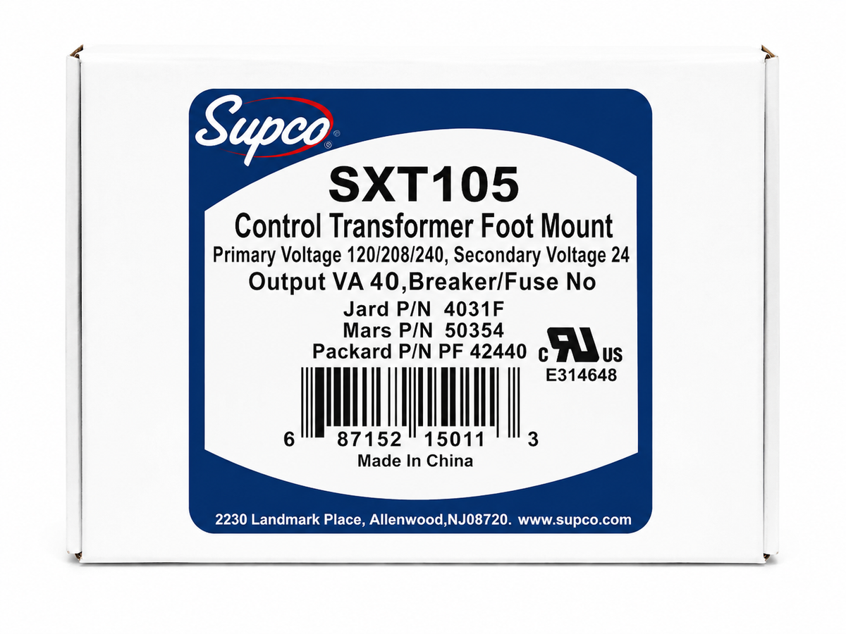 SXT105 40 VA HVAC control transformer.