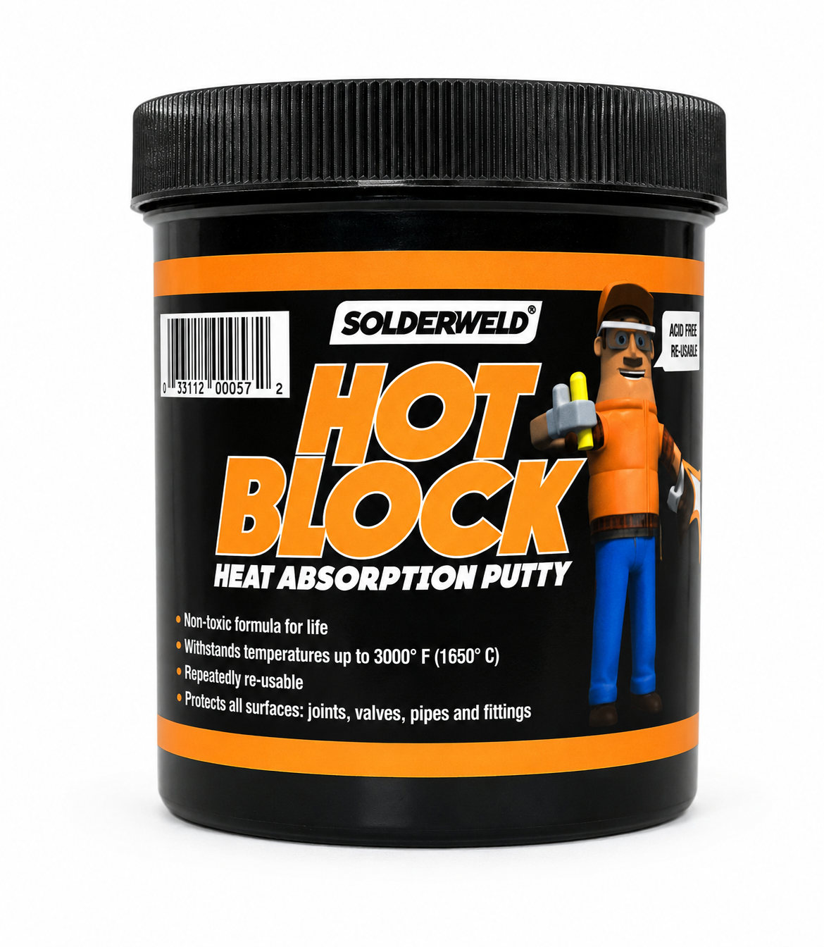 HOT BLOCK 1 LB TUB