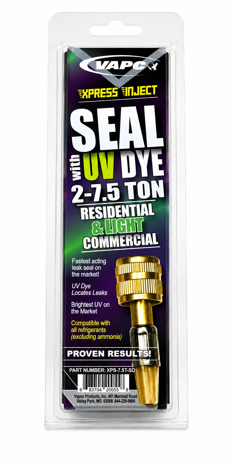Xpress Inject Sealant + Dye 2 - 7.5 Ton
