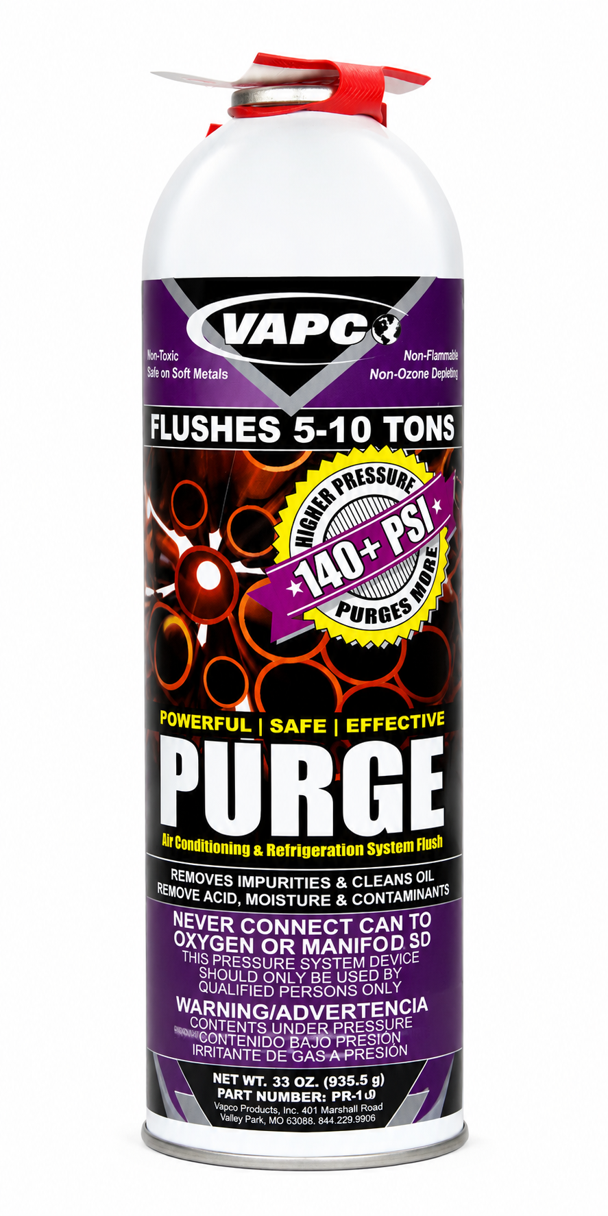 Purge Aerosols (PRG) Line Set Flush 5-10 Tons