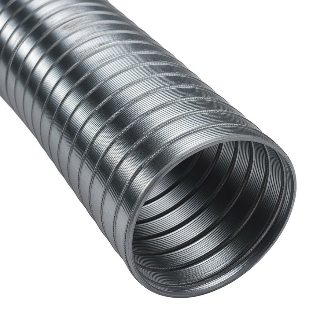 8" Aluminum N-flex Bare 10' Compressed