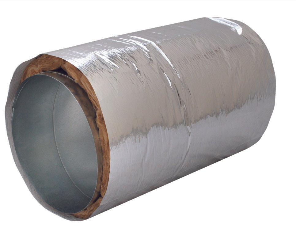 7" Spiral Pipe 7.5' Long 26ga Wrapped- R4.2