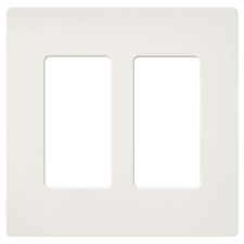 LUTRON 2 GANG WALL PLATE