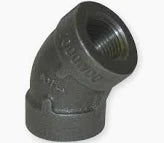 3/4" 45 Degree Elbow Black Iron