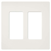 LUTRON 2 GANG WALL PLATE
