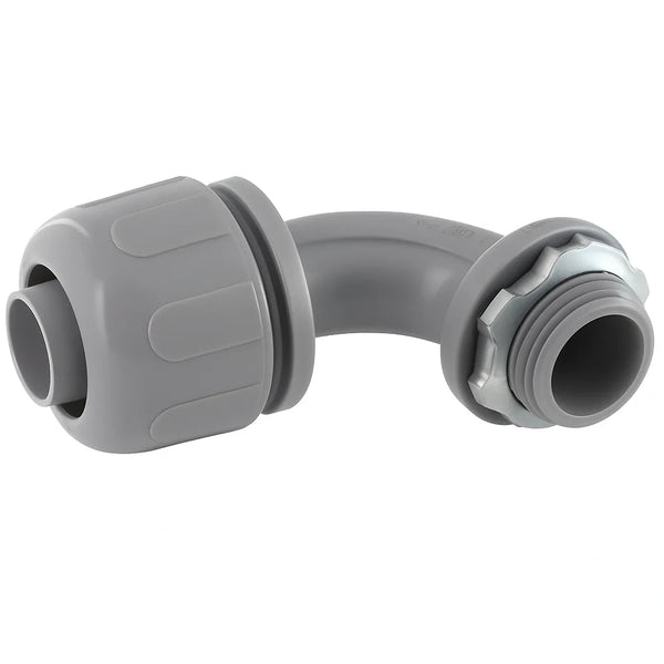 1/2'' 90 Degree PVC Liquid Tight Connector