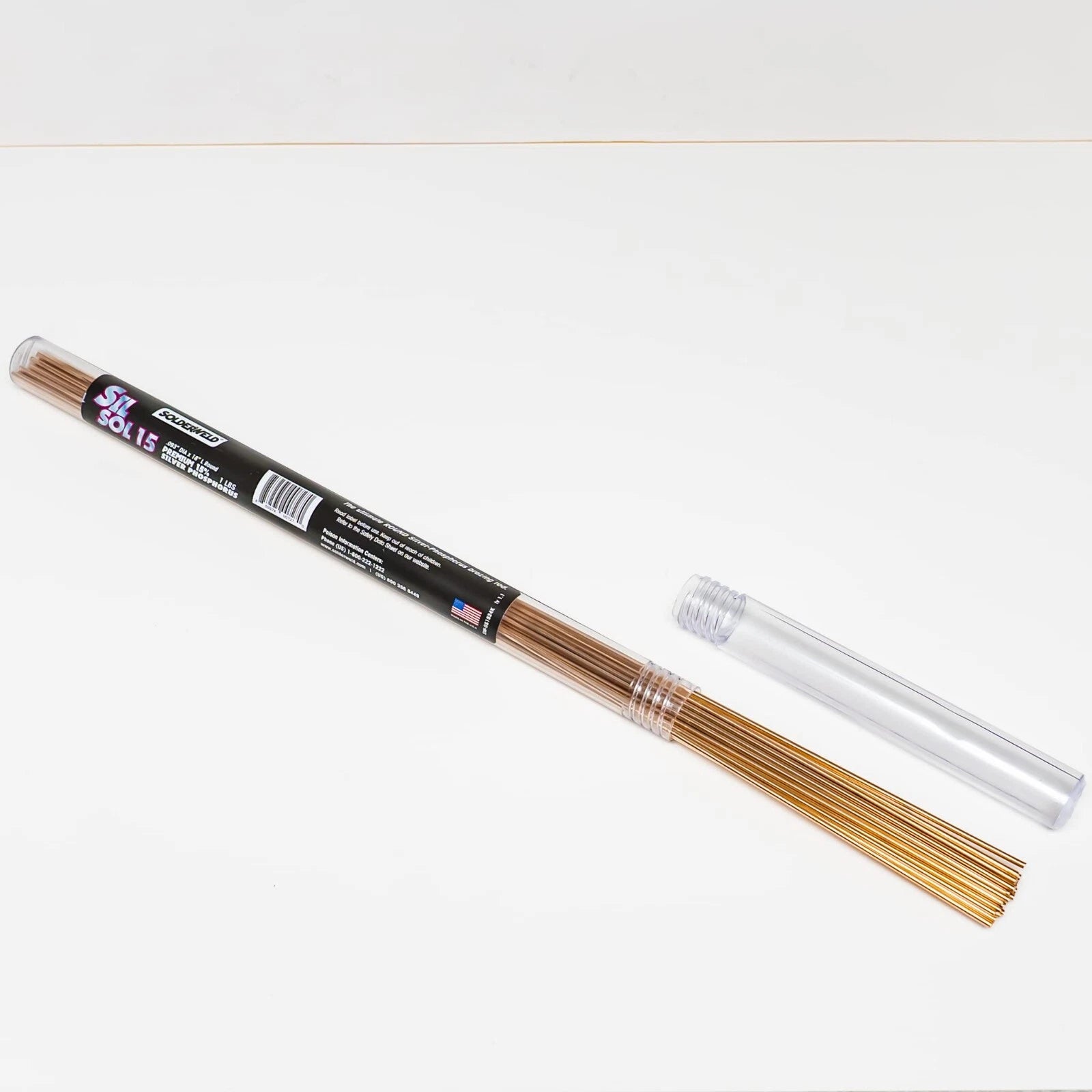 15% Premiun SIL PHOS, FLAT 18" L, 1LB