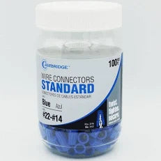 Blue Wire Connector 14ga-22ga 100pk
