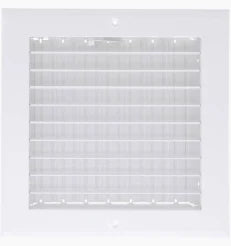 8x8 Bar-Type Register White