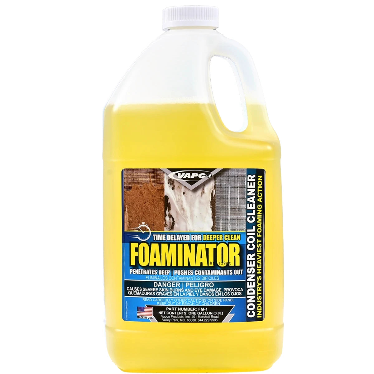 Foaminator Liquid Yellow (FM) Condenser Coil Cleaner